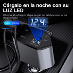 CARGADOR 4 EN 1 PARA AUTO ⚡